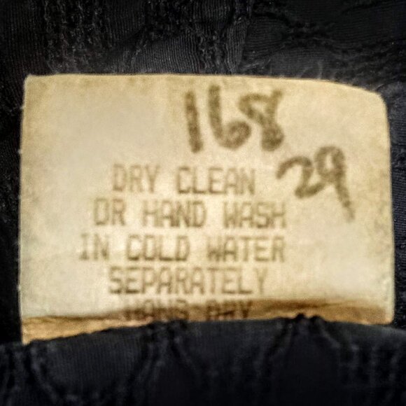 Vintage Cynthia Max Navy Blue Textured Cardigan - Picture 7 of 7